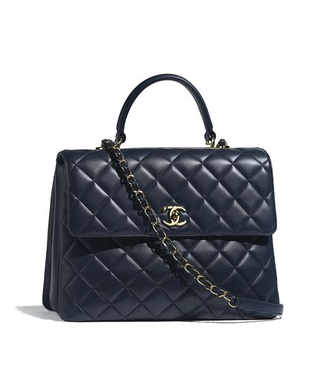 chanel lambskin black bag|chanel mini flap bag with top handle.